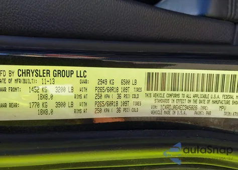 2014 Dodge Durango Sxt from USA, damaged, VIN 1C4RDJAG4EC345826